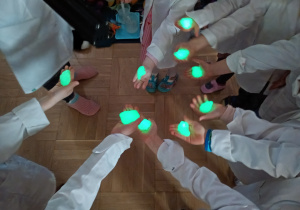 świecące meduzy