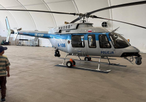 policyjny helikopter